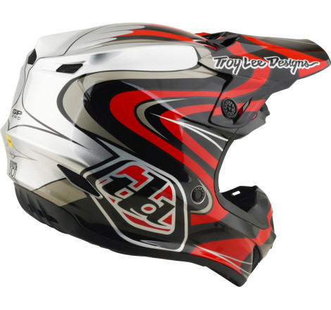 Casque TROY LEE DESIGNS GP Pro Mips Pulse - rouge