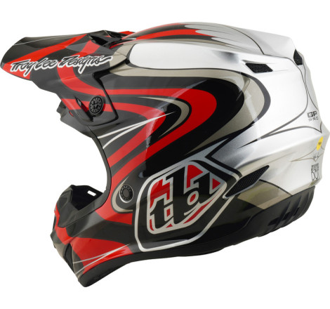 Casque TROY LEE DESIGNS GP Pro Mips Pulse - rouge