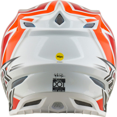 Casque TROY LEE DESIGNS SE5 Composite Mips Boltz - noir/rouge