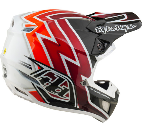 Casque TROY LEE DESIGNS SE5 Composite Mips Boltz - noir/rouge
