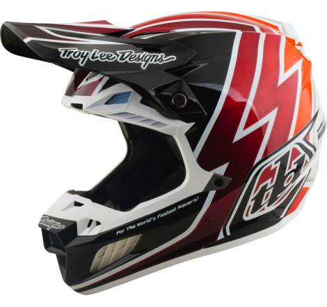 Casque TROY LEE DESIGNS SE5 Composite Mips Boltz - noir/rouge