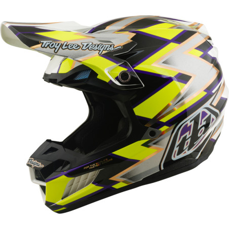 Casque TROY LEE DESIGNS SE5 Composite Mips Flush - blanc/noir
