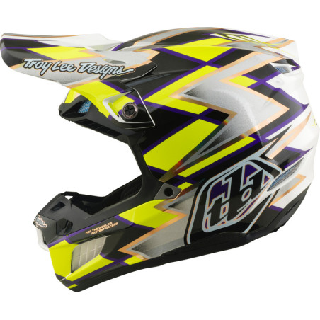 Casque TROY LEE DESIGNS SE5 Composite Mips Flush - blanc/noir