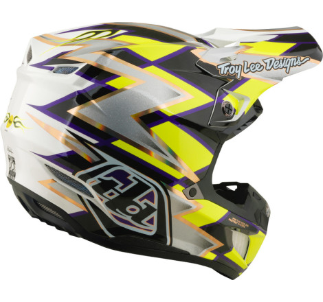 Casque TROY LEE DESIGNS SE5 Composite Mips Flush - blanc/noir