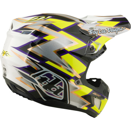 Casque TROY LEE DESIGNS SE5 Composite Mips Flush - blanc/noir