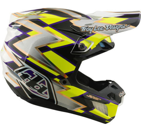 Casque TROY LEE DESIGNS SE5 Composite Mips Flush - blanc/noir
