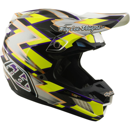 Casque TROY LEE DESIGNS SE5 Composite Mips Flush - blanc/noir