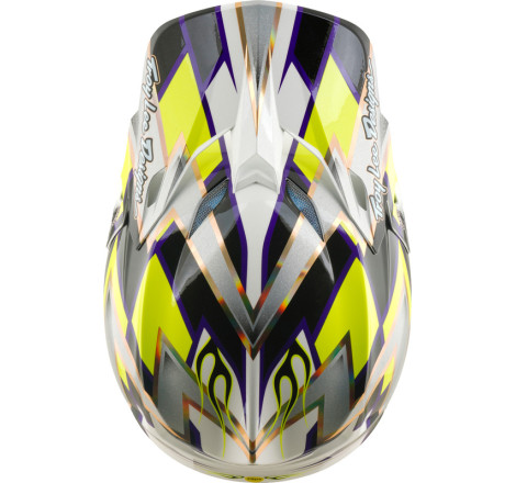 Casque TROY LEE DESIGNS SE5 Composite Mips Flush - blanc/noir