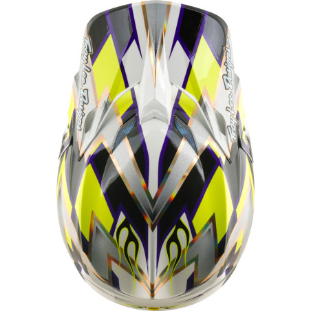 Casque TROY LEE DESIGNS SE5 Composite Mips Flush - blanc/noir