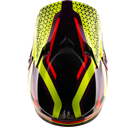 Casque enfant TROY LEE DESIGNS GP Pro Mips Slides - noir/jaune