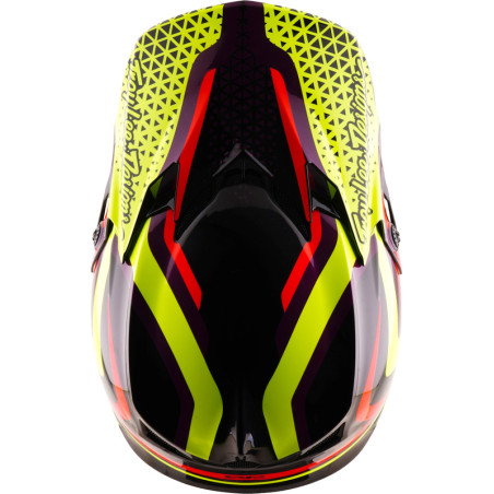 Casque enfant TROY LEE DESIGNS GP Pro Mips Slides - noir/jaune