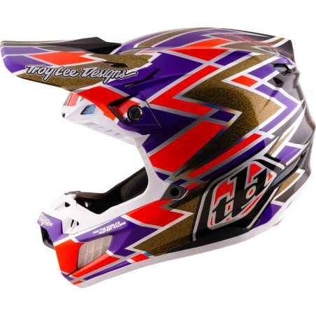 Casque TROY LEE DESIGNS SE5 Carbon Mips Flush - violet
