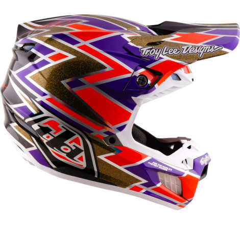 Casque TROY LEE DESIGNS SE5 Carbon Mips Flush - violet