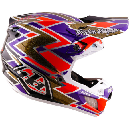 Casque TROY LEE DESIGNS SE5 Carbon Mips Flush - violet