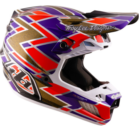 Casque TROY LEE DESIGNS SE5 Carbon Mips Flush - violet
