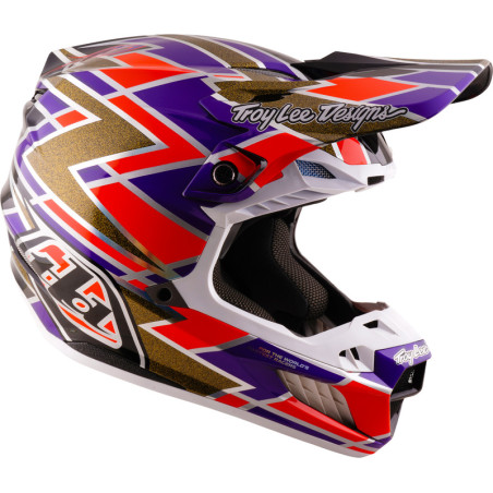 Casque TROY LEE DESIGNS SE5 Carbon Mips Flush - violet