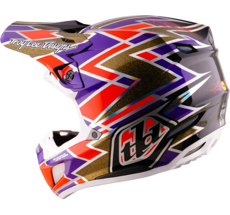 Casque TROY LEE DESIGNS SE5 Carbon Mips Flush - violet
