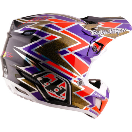 Casque TROY LEE DESIGNS SE5 Carbon Mips Flush - violet