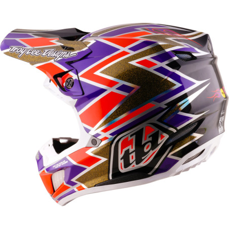 Casque TROY LEE DESIGNS SE5 Carbon Mips Flush - violet