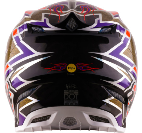 Casque TROY LEE DESIGNS SE5 Carbon Mips Flush - violet