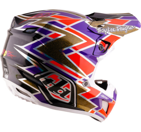 Casque TROY LEE DESIGNS SE5 Carbon Mips Flush - violet