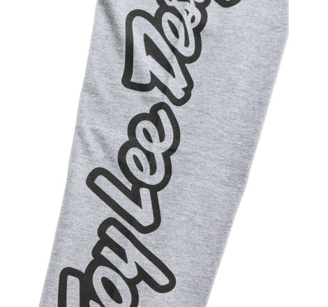 T-Shirt TROY LEE DESIGNS Long Sleeve Signature - Gray Heather