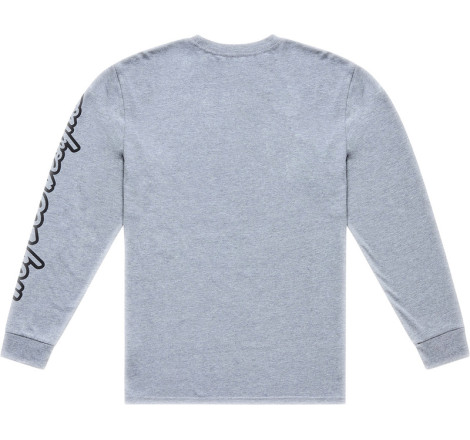 T-Shirt TROY LEE DESIGNS Long Sleeve Signature - Gray Heather
