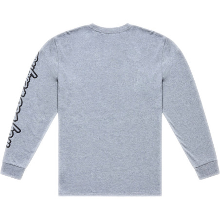 T-Shirt TROY LEE DESIGNS Long Sleeve Signature - Gray Heather