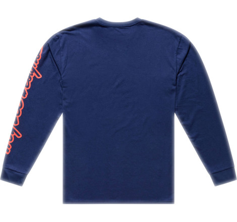 T-Shirt TROY LEE DESIGNS Long Sleeve Signature - Navy