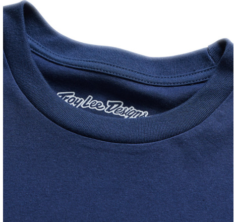 T-Shirt TROY LEE DESIGNS Long Sleeve Signature - Navy