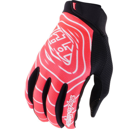 Gants TROY LEE DESIGNS GP PRO Stagger - noir/rouge