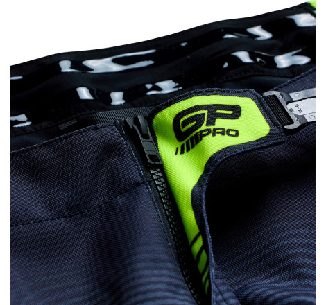 Pantalon TROY LEE DESIGNS GP Pro Imprint - gris/Flo Yellow
