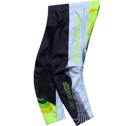 Pantalon TROY LEE DESIGNS GP Pro Stagger - Gunmetal/Neo Yellow
