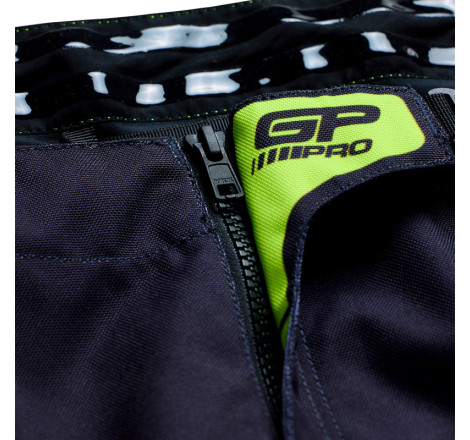 Pantalon TROY LEE DESIGNS GP Pro Stagger - Gunmetal/Neo Yellow