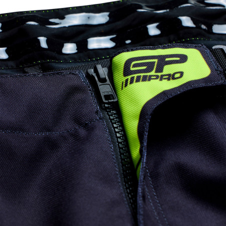 Pantalon TROY LEE DESIGNS GP Pro Stagger - Gunmetal/Neo Yellow