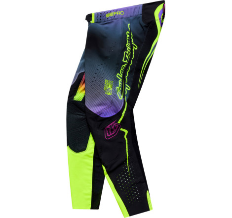 Pantalon TROY LEE DESIGNS SE Pro Wander - noir/Neo Purple