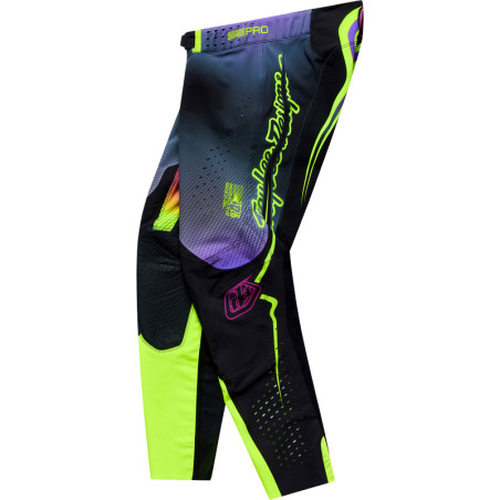 Pantalon TROY LEE DESIGNS SE Pro Wander - noir/Neo Purple