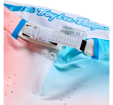 Pantalon TROY LEE DESIGNS SE Pro Wander - blanc/Gunmetal