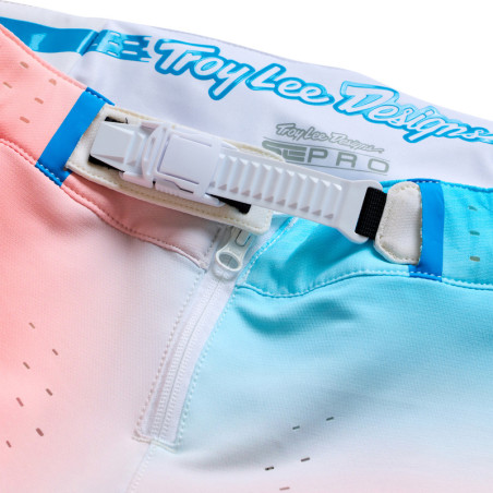 Pantalon TROY LEE DESIGNS SE Pro Wander - blanc/Gunmetal