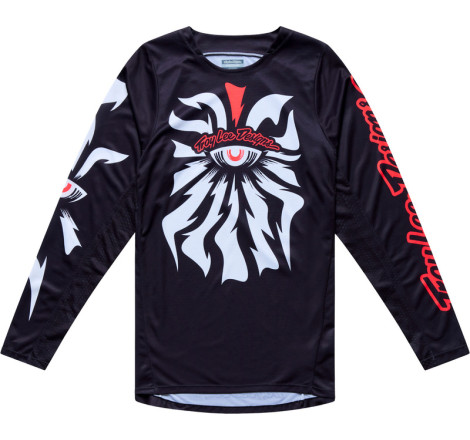 Maillot TROY LEE DESIGNS GP Pro Cyclops - noir/Neo Red