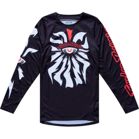 Maillot TROY LEE DESIGNS GP Pro Cyclops - noir/Neo Red
