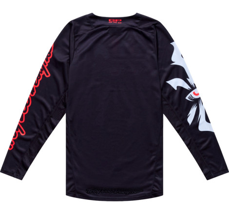 Maillot TROY LEE DESIGNS GP Pro Cyclops - noir/Neo Red
