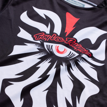 Maillot enfant TROY LEE DESIGNS GP Pro Cyclops - noir/Neo Red