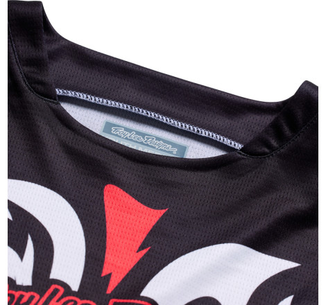 Maillot enfant TROY LEE DESIGNS GP Pro Cyclops - noir/Neo Red
