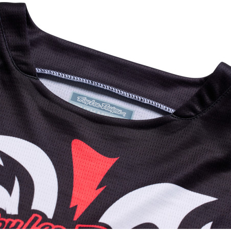 Maillot enfant TROY LEE DESIGNS GP Pro Cyclops - noir/Neo Red