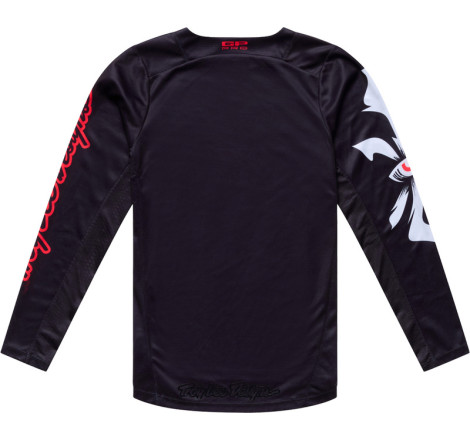 Maillot enfant TROY LEE DESIGNS GP Pro Cyclops - noir/Neo Red
