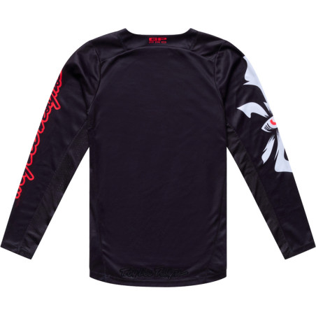 Maillot enfant TROY LEE DESIGNS GP Pro Cyclops - noir/Neo Red