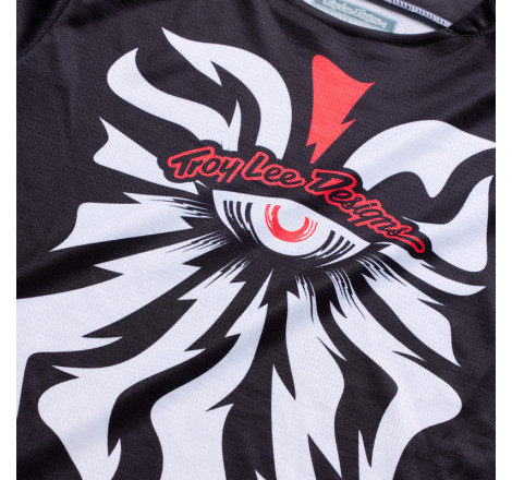 Maillot enfant TROY LEE DESIGNS GP Pro Cyclops - noir/Neo Red