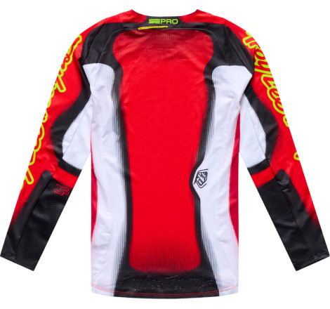 Maillot enfant TROY LEE DESIGNS SE Pro Illusion - rouge/noir