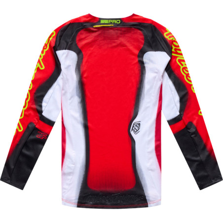 Maillot enfant TROY LEE DESIGNS SE Pro Illusion - rouge/noir